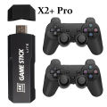 Game Stick X2 Pro 64GB 37,000 Plus Games 4K Game Stick 3D HD Retro Video Game Console 2 Wireless Controller 30 plus Emulator For PS1/N64/DC MORE. 