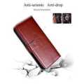 Samsung A04 Synthetic Leather Flip Cover Case leather book cover with Wallet. 