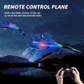 Techmanistan ZY-530 PRO RC Airplanes, Remote Control EPP Foam Aircraft Fighter with LED Light - Multicolor. 