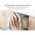 Kitchen Cabinet Wall Hanging Rack Chopping Board Wrought Iron Towel Rack Storage Storage Cutting Board Rack Appliances. 
