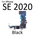 USB Charger Plug Charging Port Dock Connector Flex Cable For iPhone XR X XS Max SE 2020 2022 SE2 With Mic Microphone Flex Cable. 