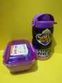 Beautiful School kids Lunch box Set with Mini Water Bottle for girls. 