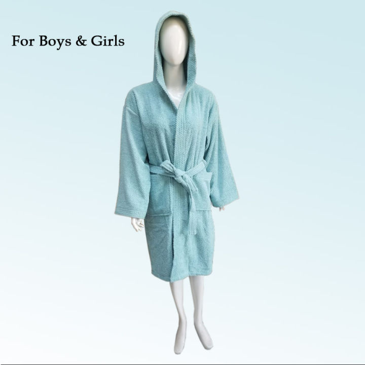 Popcorn%20Design%20Bathrobe%20Unisex%20Soft%20Cotton%20Kimono%20Style%20Robe%20with%20Tie%20Waist%20for%20Adults%20-%20Image%206
