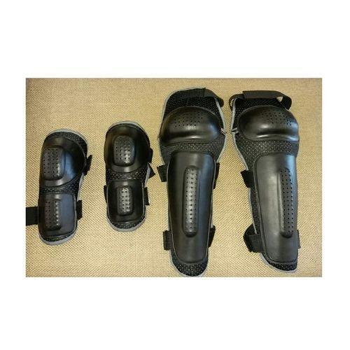Motorcycle Riding Knee Elbow Pads - Black