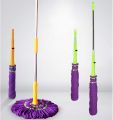 Magic Twist Mop with Self-Wringing Action, Extra Microfiber Refills, and Durable Handle – Perfect for Kitchen, Bathroom, and All Surfaces. 