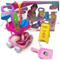 Pretend Play Kids Cleaning Car Set - Complete Toy Set with All Accessories Included. 