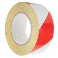 Red White Safety Reflective PVC Tape Warning Sticker Marking Adhesive Tapes 50mm x 46m. 