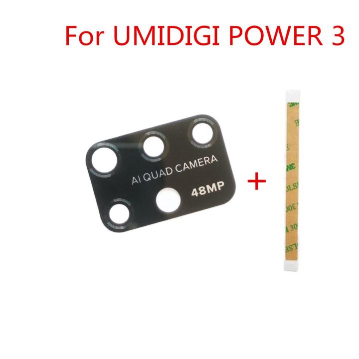New Original Phone Parts For UMI UMIDIGI POWER 3 Cellphone Back AI QUAD Camera Lens Flim Repair Accessories