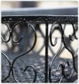 One Piece Balcony Railing Shelf Flower Pot Stand Rack, 23.5 Inches. 