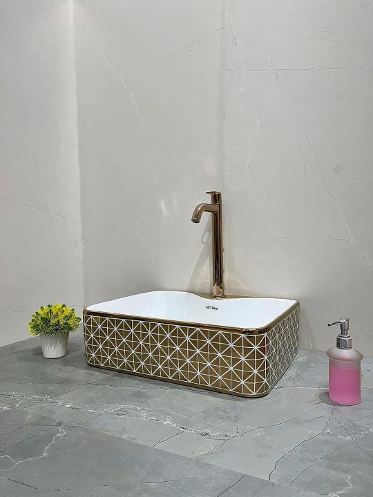 Alkhaleej%20Rose%20Gold%20Ceramic%20Square%20Shape%20Wash%20Basin%20%7C%20Tabletop%20Ceramic%20Bathroom%20Sink%20%7C%20Wash%20Basin%20For%20Bathroom%20(%2019"X15"X5"%20-%20Image%207