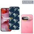 2 in 1 Google Pixel 9 Ceramic Matte Screen Protector NO BLACK EDGE BORDER + Back 9H Camera Glass Protector Lens Unbreakable For Pixel 9 - Matte Transparent. 