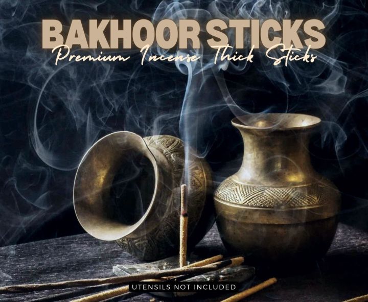 Bakhoor Round Sticks - 12 Sticks with Stand | Scented Smoke