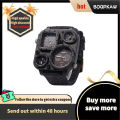 SHIWEIBAO Men Dual Time Zone Quartz Wrist Watch with Compass. 