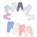 Pack of 4 Pcs - NewBorn Baby Soft Trousers Set For Kids Unisex - (0-3 to 12 Months). 
