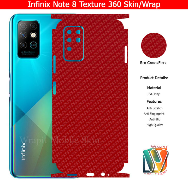 Infinix%20Note%208%20Skin/Wrap%20360%20Protection%20Carbon%20fiber/%20Matte/%20Transparent/%20Leather%20Back%20And%20Sides%20Included%20Camera%20Skin%20-%20Image%202