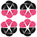 Triangle Shaped Powder Puffs and Sponges for Makeup, Soft and Reuseable Puff Sponge for Blending Face Powder, Foundation, Under Eye, Setting and Baking Triangle Shaped Puffs, Makeup Puffs for Loose Powder.. 