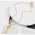 New Trendy Golden Ball Necklace  for Girls, Women Or Kids Best Gift. 