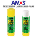 Korea AMOS Amos solid glue stick 35g large washable environmentally friendly high viscosity solid glue stick. 