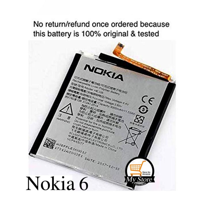 Nokia 6 110% Orignal Lithium Li-Polymer GENUINE Battery