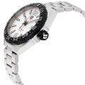 Tag Heuer Formula 1 Silver Stainless Steel White Dial Quartz Watch for Gents - WAZ1111BA0875. 