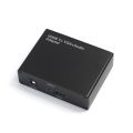 VGA to HDMI Converter Box Brown Box VGA Input to HDMI Output with Audio Support Plug Play Adapter for Monitor Laptop PC to HDTV Projector High-Quality Signal Transmission Compact Durable Design VGA to HDMI Adapter Converter Cable Video Converter - Black. 