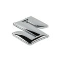 Suzuki Steering Wheel S logo (4.5cm) Silver Chrome Monogram Badge Emblem Universal Full Tape. 