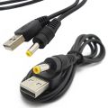 QIANZHUO Pure Copper 5V USB To DC 4.0x1.7mm 1A 1.2m ForSony PSP Charging Charger Cable Power Cables. 