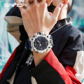 Sanda Military Industry Quality Trend Waterproof and Anti drop Multifunctional Outdoor Sports Watch SD6126-19. 