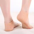 1 Pair Breathable Silicone Ankle Support Protection Ballet Shoe High Heels Cracked Socks Gel Care Tool. 