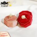 Carat Ring Box Elegant Couple Rings Box Dressing Table Jewelry Organizer. 
