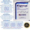 Seguvan 10 grams - Effective Insecticide & Parricide for Poultry, Fancy Birds and for Live Stock like Macaw - African Grey - Raw - Parrot - Canary - Finches - Gouldians - Budgies - Animals - Goat - Horse - Buffalo - Cows Horses by Super Sheikh Trading Co. 