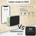 P15 Thermal Label Printer Similar as D11 D110 D101 Mini Label Maker Portable Sticker Label Machine or 3PK-6PK 12mm Label Paper PCardiaCP. 