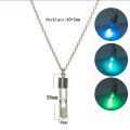 2022 fashion hourglass Luminous Pendant Necklace Glowing in the Dark Hollow Luminous Pendant Necklace Jewelry Halloween Gifts. 