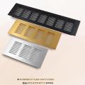 BTC- Imported Aluminium Air Ventilator Grill - Available in 3 Colors Silver, Gold, Black. 