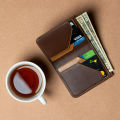 Aurochs Wave - Bifold Leather Wallet For Men BRANDED. 