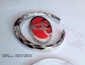 Toyota With Ring Style Red Chrome 1 piece Logo Metal Emblem Metal Body Monogram For Car Motorcycle Decorative Metal Marka Self Adhesive Metal Logo. 
