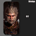 Biruiqu For Infinix Zero 30 4G Hot 20i Hot 20s Hot 30i Hot 40 Note 40 Pro GT 20 Pro Black Myth: WuKong Peripheral Phone Case with New Liquid Glass Full Cover Lens for Advanced Sense. 