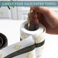 Kitchen Tissue Roll Holder- Tissue Dispenser -Golden - Color - Tissue Stand Paper Towel Rack Kitchen Paper Roll Storage Holder Home Restaurant Dinner, Tissue Holder. 