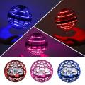 Flying Ball, Hover Ball Magic Controller Fly Orb, Boomerang Spinner Drone For Kids Adult Space Toy, Mini Soaring Flying Orb Ball With 360° Rotating RGB Lights Outdoor Indoor UFO Toys. 
