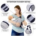 Baby Sling Carrier, Adjustable Baby Holder Carrier, Baby Half Wrapped Sling Hip Carrier, One Shoulder Labor-Saving, Cloth Fabric Lightweight Baby Carrier for Newborn to Toddler Up to 45 lbs. 