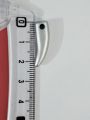 Unique Beads for Unique Crafts. Silver Long Curve Tussle Plastic Beads. Pack of 40gms Beads, For DIY Jewelry Making, Crafting, Home Decor, And Dress Accessories.. 