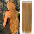New 5 clips Long straight hair extension for girls and women's. 