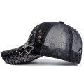 New Fashion Women Cap Butterfly Flower Pendant Baseball Cap Female Outdoor Adjustable Streetwear Summer Trucker Hat. 