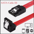 SATA 3 Cable SATA Cable 6Gbps Straight HDD SDD Data Cable with Locking Latch Compatible for SATA HDD, SSD, CD Driver, CD Writer. 