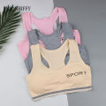 【Footprint】 Lovely Puberty Bra Kids Developmental Adolescents Girls Underwear Bras Children Vest Underclothes Sport Undies Clothes Bra 2022. 