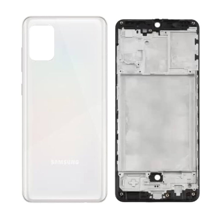 Samsung Galaxy A31 Rear Complete Body Casing Housing Replacement For Samsung A31 - White