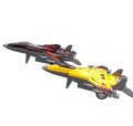 Pack Of 12 Mini Metal Fighter Jets Set For Kids | Push And Go Unbreakable Friction Powered Airplane Model Set Toys - Multicolor. 