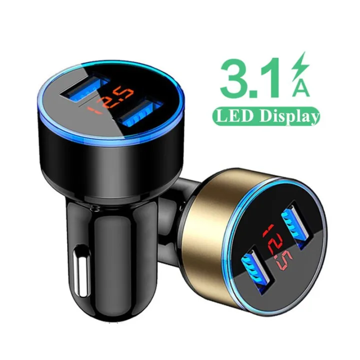 Lovebay%203.1A%20LED%20Display%20Dual%20USB%20Car%20Charger%20Universal%20Mobile%20Phone%20Aluminum%20Car-Charger%20for%20Xiaomi%20Samsung%20iPhone%2011%20Pro%20Max%20-%20Image%204
