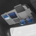 1Pc Multi-function Car Sun Visor Organizer Clip PU Leather Multi-Pocket Storage Pouch Pen Glasses Holder Auto Interior Accessories. 