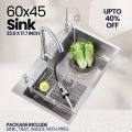 Steel sink 60x45 steel sink 304 steel sink kitchen sink 60 x 45 stainless steel sink single sink silver. 